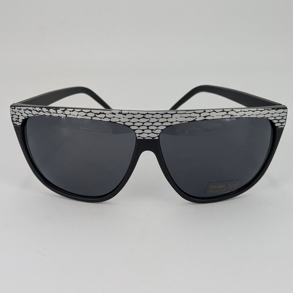 Taylor Swift Reputation Sunglasses Black Silver Snakeskin Stadium Tour Shades